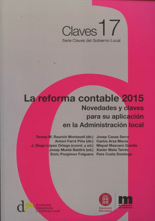 Reforma Contable 2015 Novedades y Claves para su Aplicación en la Administración Local