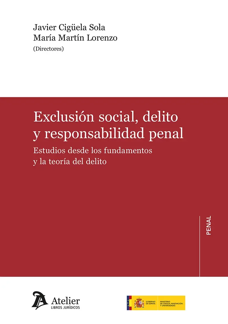 Exclusión social delito responsabilidad penal /9791387543310