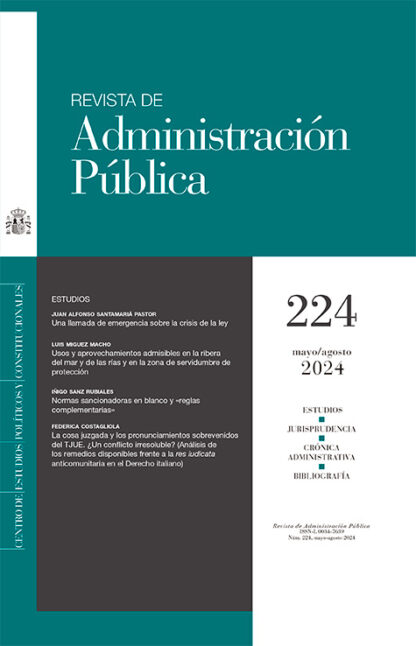 Revista de Administración Pública 224 Mayo / Agosto 2024