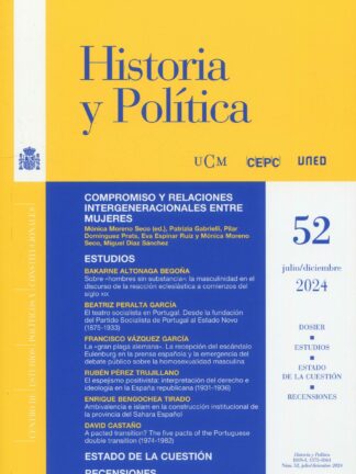 Revista Historia y Política Nº 52. Julio/ diciembre 2024