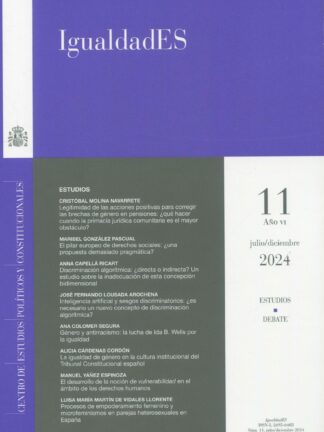 IgualdadES Nº 11. Julio/ diciembre 2024