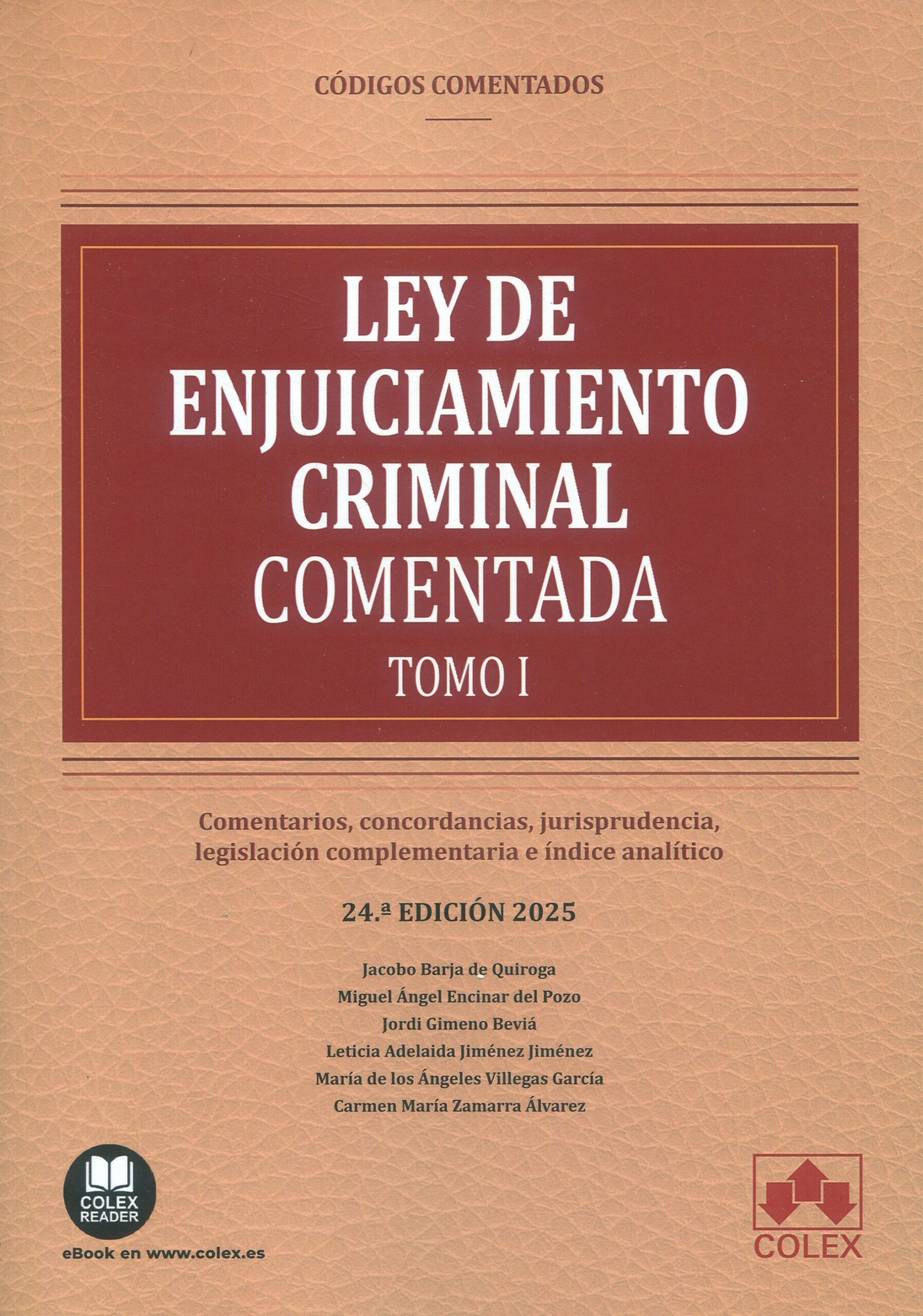 Ley de Enjuiciamiento Criminal / 9788411948746 / COLEX