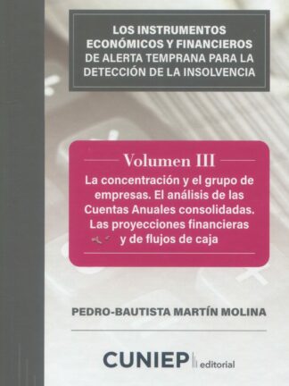 Instrumentos económicos y financieros para la detección de la insolvencia. Vol. III La concentración y el grupo de empresas. El análisis de las cuentas anuales consolidadas. Las proyecciones financieras y de flujos de caja
