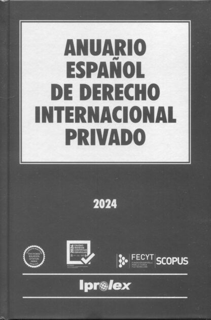Anuario Español de Derecho Internacional Privado 2024