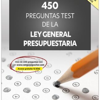 450 Preguntas test de la Ley General Presupuestaria