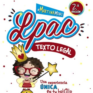 Martina mini. LPAC Ley 39/2015, de 1 de octubre, del Procedimiento Administrativo Común. Texto legal