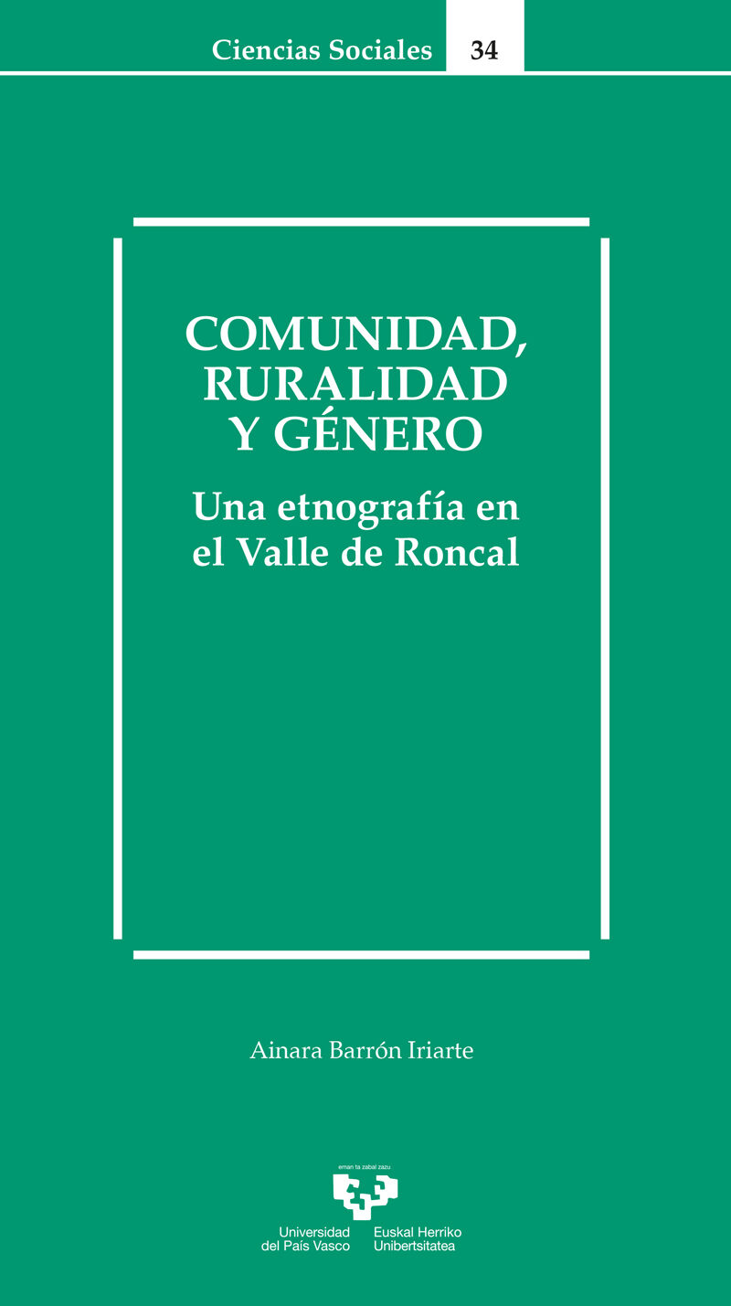Comunidad ruralidad y género / A. Barrón Iriarte / 9788490829561