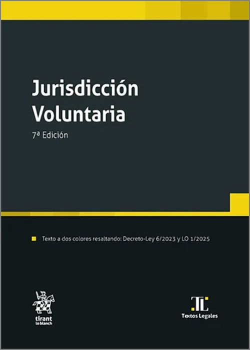 Jurisdicción voluntaria / J. MONTERO V. PARDO/ 9791370100933