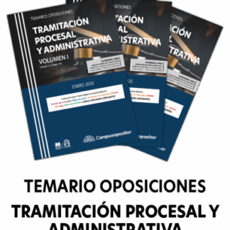 Temario para las oposiciones de Tramitación procesal y administrativa 3 Vol. 2025