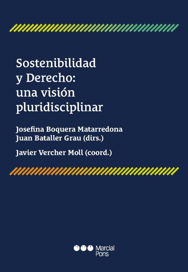 Sostenibilidad y derecho: una visión pluridisciplinar