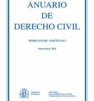 Anuario de Derecho Civil 2025. Suscripción 4 números ( Trimestral )