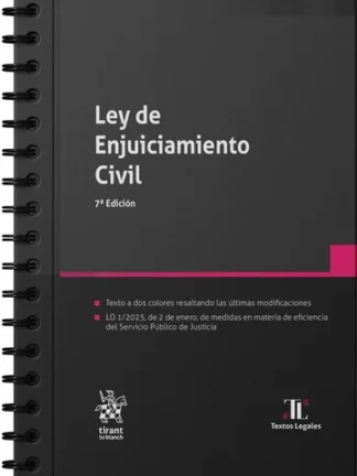 Ley de Enjuiciamiento Civil 2025 Con anillas