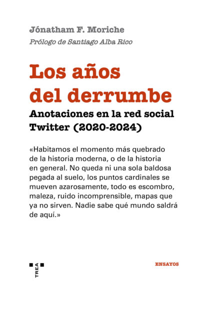 Los años del derrumbe Anotaciones en la red social Twitter (2020-2024)