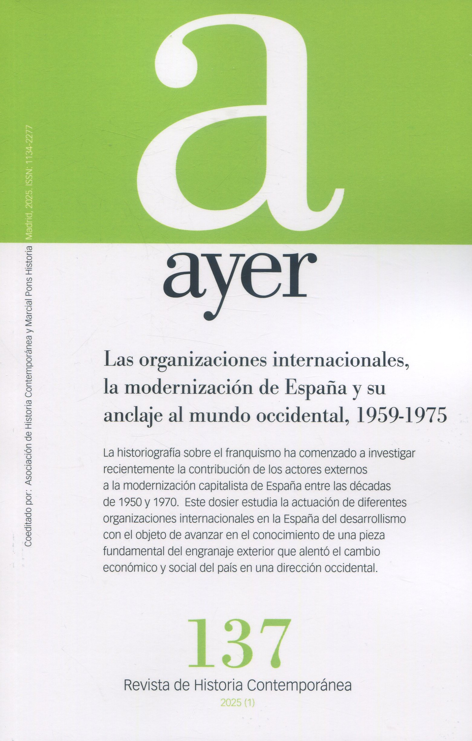 Revista Ayer Nº 136