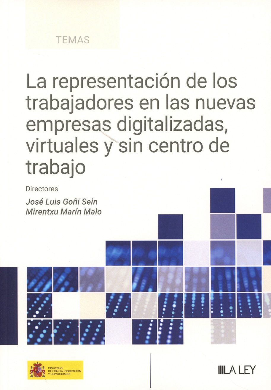 Representación de los trabajadores/ Goñi/ Marín /9791370111625