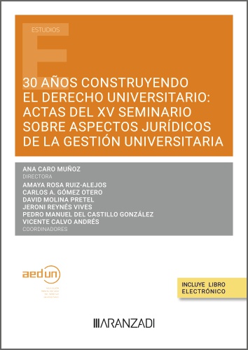30 años construyendo derecho universitario /9788410296343