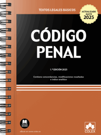 Código penal 2025. (Edición especial con espiral) / 9791370111335