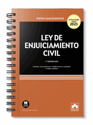 Ley de Enjuiciamiento Civil 2025. (Edición especial con espiral)