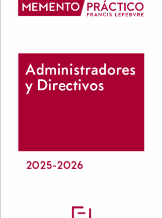 Memento Administradores y directivos 2025-2026