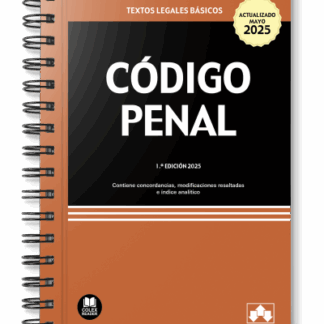 Código penal 2025. (Edición especial con espiral)