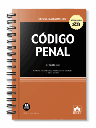 Código penal 2025. (Edición especial con espiral)