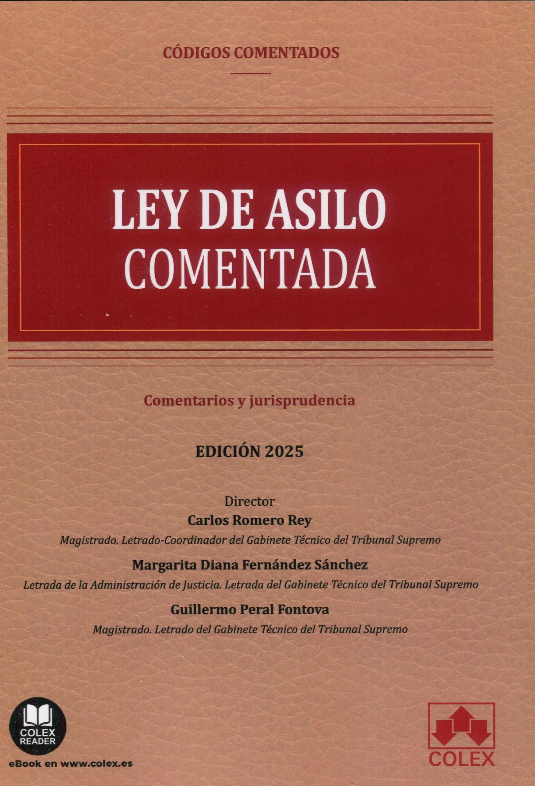 Ley de asilo Código comentado 2025 / 9791370110826