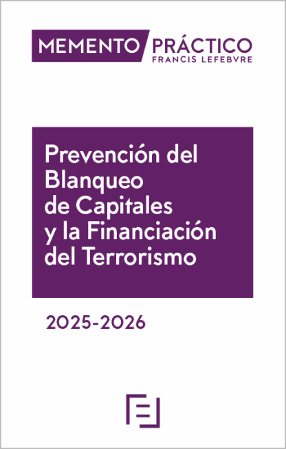 Memento Prevención del blanqueo de capitales y la financiación del terrorismo 2025-26