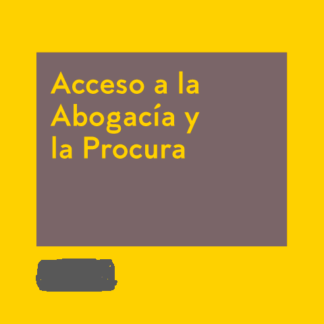 Memento Acceso a la abogacía y la procura 2026