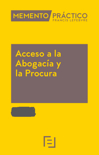 Memento Acceso a la abogacía y la procura 2026
