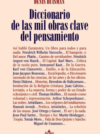Diccionario de las mil obras clave del pensamiento