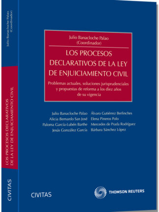 Procesos Declarativos de la Ley de Enjuiciamiento Civil. Problemas Actuales, Soluciones Jurisprudenciales y Propuestas de Reforma a los Diez Años
