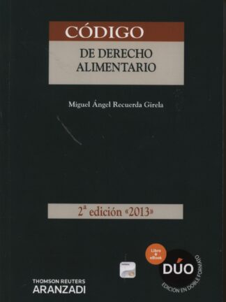 Código de derecho alimentario 2013